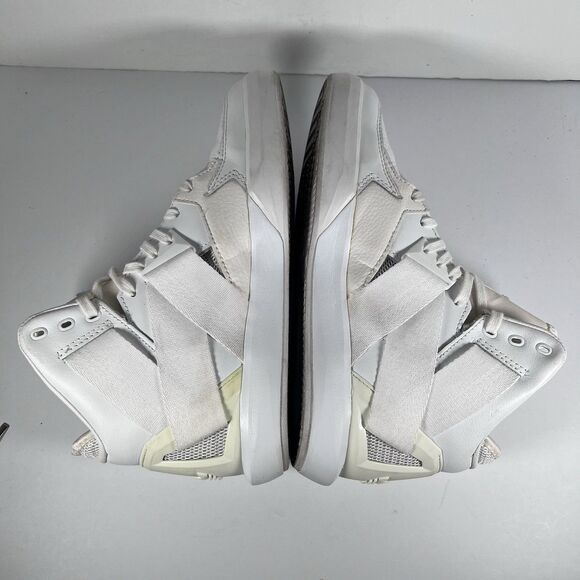 Adidas Originals C-10 Mid White Lace Up Basketball Shoes Sneakers Men's Size 6.5 - Picture 5 of 8